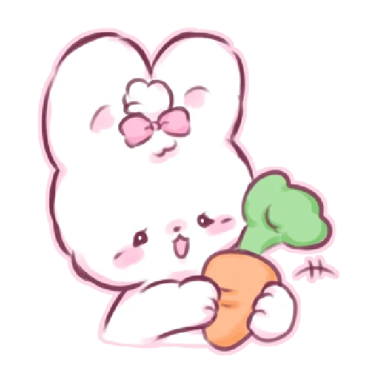the little bunny, schöne muster, marshmallow couple, niedliche muster sind süß, niedliche kaninchen muster