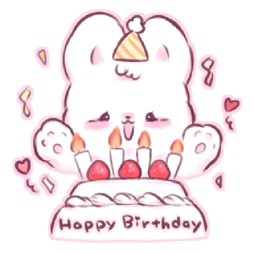 clipart, feliz cumpleaños, dibujo de feliz cumpleaños, cumpleaños de dibujo, tarjeta de cumpleaños de hallow kitty