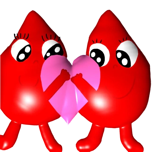 donorsearch, setetes darah ceria, jantung panah tetesan darah