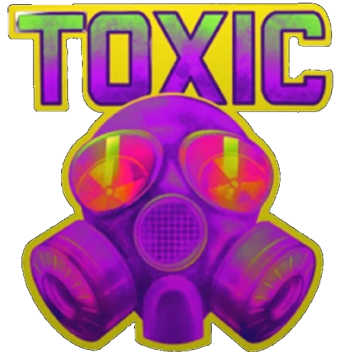 toxic, токсик, токсик со2, наклейка токсик, наклейка токсик стандофф