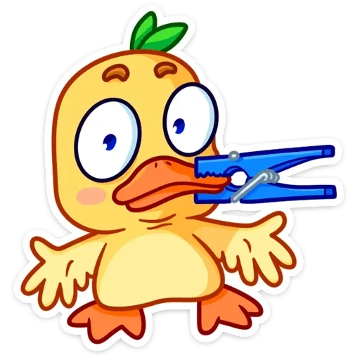 cryak, duckling, duck, a toy