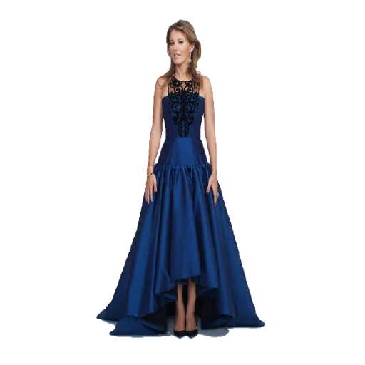 vestido de noche, vestido de graduación, vestido elegante, vestido de noche largo, piso azul del vestido de noche de papilio