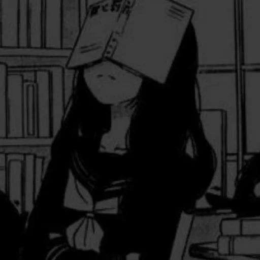 anime, imagen, manga de anime, anime negro, el anime es triste