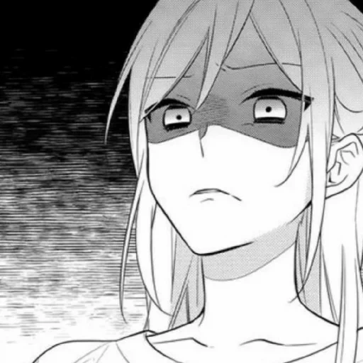 manga anime, emosi manga, emosi manga, hory kyoko marah, foto yang mengerikan