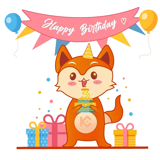 aniversário de raposa, cartão de visita de bolo de raposa