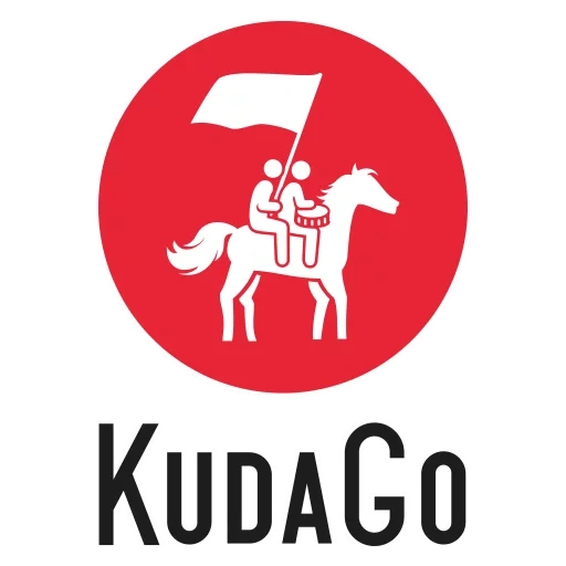 kudago, di mana saja, lencana kudago, logo kudago, logo kudago