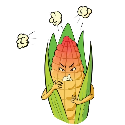 jagung, jagung, stiker jagung