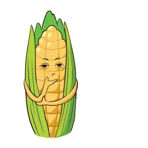 jagung, jagung, stiker jagung