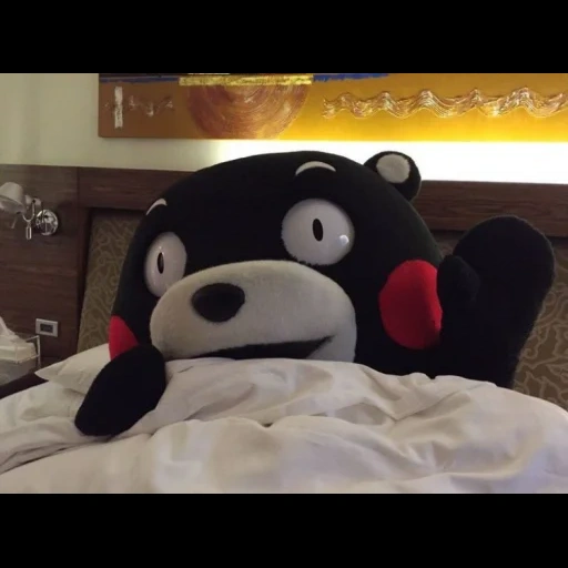kuma meng, animación de la madre del oso, cama de caballo oso, juguetes de madre oso, oso oso japonés