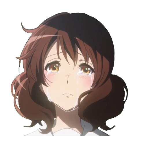 the anime is short, anime characters, kumiko anime, the recognition of kumiko anime, sounds euphonium kumiko crying anime