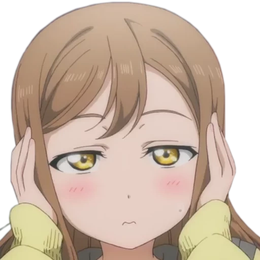 anime, zzura hanamaru, kanako takazuka, live love shines, screenshot von kunita hanamaru