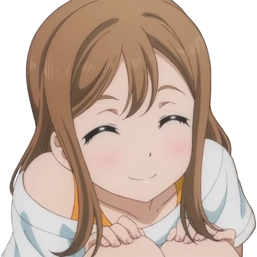 image, idoles d'anime, hanamaru zura, personnages d'anime, kanko takatsuki