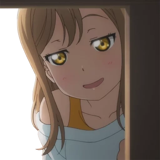 anime, amor vivo, yoshiko hanamaru, living love radiance, capturas de pantalla de hanamaru kunikid