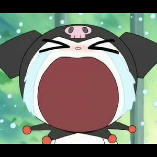 animação, anime, pessoas, criatividade de animação, arroz preto de desenho animado hallow kitty