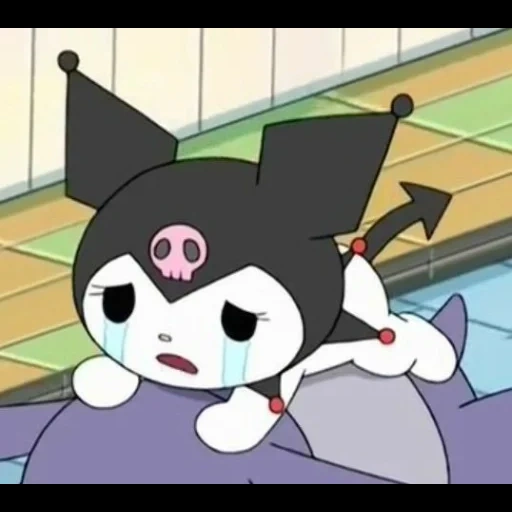 kuromi, my melody, bonjour kitty, chaton de riz noir, riz noir bonjour kitty