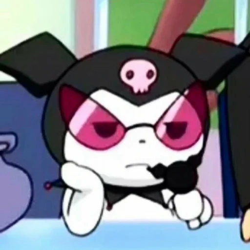 pessoas, my melody, kuromi assiste, my melody e kuromi