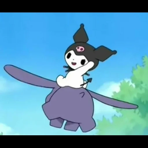 animação, anime, kuromi, animação é fofa, onegai my melody kuru shuffle