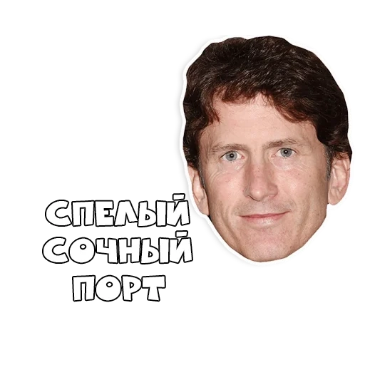 howard, todd howard, todd howard smiling face, todd howard it just works