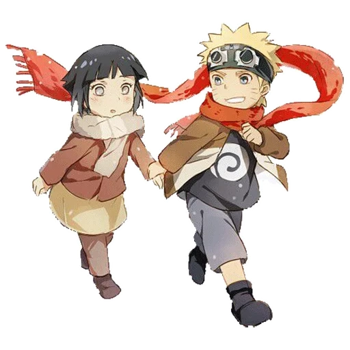 hinata, naruto, hinata huga naruto, l'infanzia di naruto, naruto hinata junior