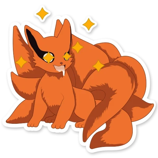 kurama, kurama é pequeno, fox de nove rabo, kurama é nove rabo, chibi naruto nine railed foxes