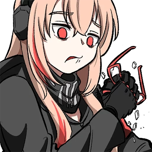 anime art, anime girl, anime girl, anime charaktere, girls frontline m 4 sopmod ii