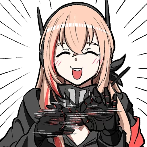 anime art, anime girl, anime characters, the characters of the girl anime, girls frontline m 4 sopmod ii