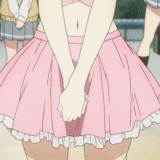 anime, anime legs, volkonskaya, anime characters, anime dances a skirt