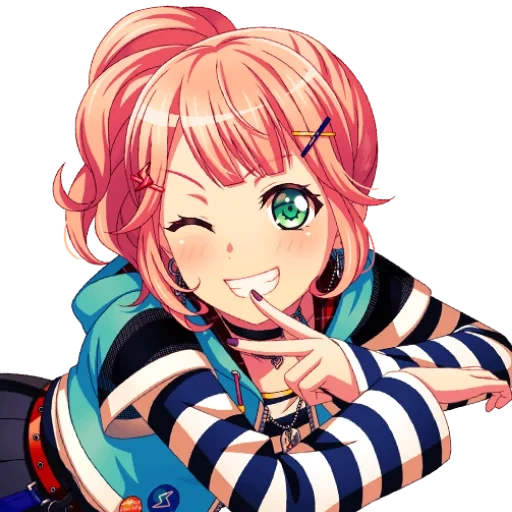 bandori, bang dream, uehara rin, himari of the departure, bang dream girls band party