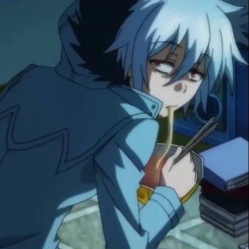 kuro cervamp, vampire servitore, anime servamp, servitore vampiro kuro, screenshot di kuro servamp