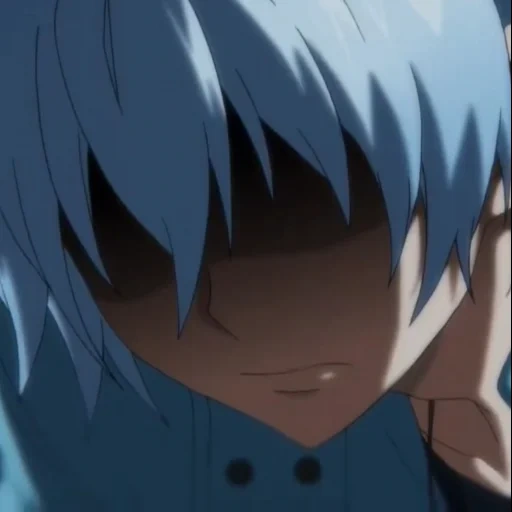 kuro, shiota nagisa, cercano a la vez que está llorando, personajes de anime, la clase de los asesinos de nagisa llora