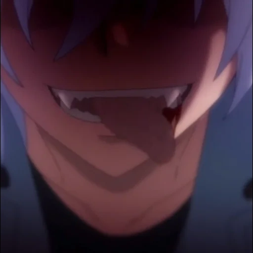 anime, questi anime, kuro cervamp, vampire servitore, il sorriso dell'anime del diavolo