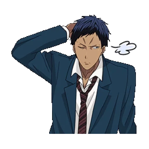 aomina, aomine daiki, kuroko basketball, basket kuroko aomine