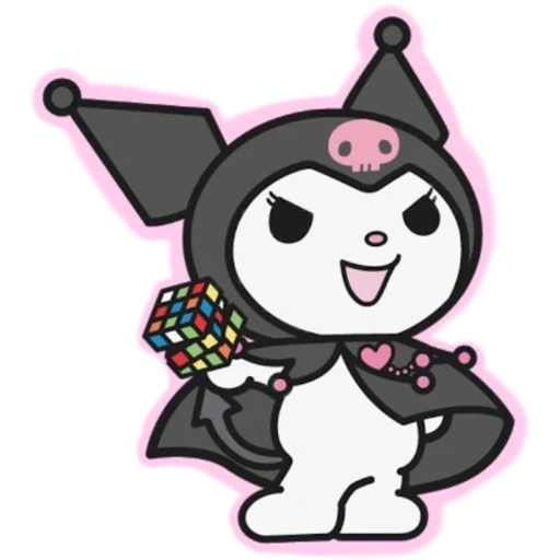 gatinho, kuromi, kuromi sanrio, kid kuromi, kitty kitty kuromi