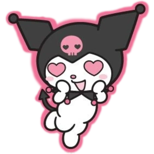 kuromi, kuromi kitty, kuromi aufkleber, hallo kitty kuromi, hallow kitty kuromi