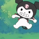 anime, kuromi hallow kitty, erfundener charakter, hallo kitty anime kuromi, kuromi hallow kitty anime