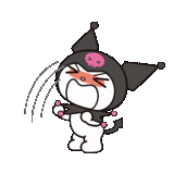 kuromi, saya melody, anak kucing yang marah, si jahat kitty kuromi, pin on apreciona kuromi phone