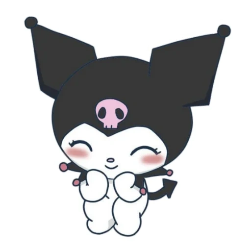 kuromi, jouets, chaton de riz noir, kuromi sanrio, figurine kumi