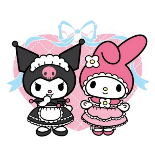 my melody, аниме хелло китти, хелло китти куроми мелоди, sanrio hello kitty персонажи, китти куроми мелоди хеллоу китти