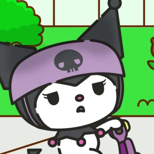 animación, arroz negro, kuromi, tema kuromi, hello kitty kuromi my melody