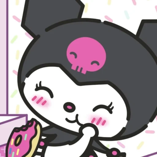 kitty kitty, beras hitam, kitti kurumi, hello katie kuromi, hello kitty 2020 kuromi
