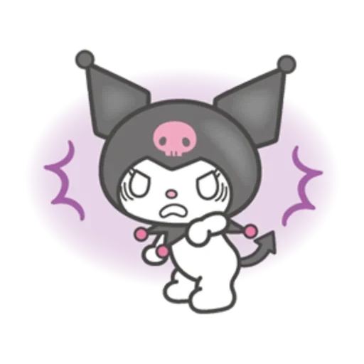 pack, kuromi, tatouages de kitty kuromi, kuromi heloketty, stickers bonjour kitty kuromi