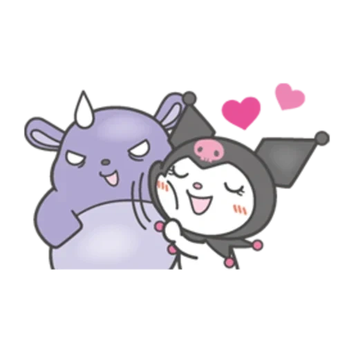 kitty kitty, kuromi, kuromi sanrio, kawaii kuromi