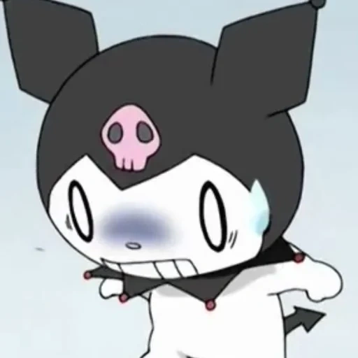 personaggio immaginario, kuromi, kawai, anime, la mia melodia ciao gattino