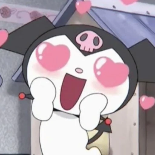 kitty kuromi aesthetics, kuromi, anime, twitter, cute anime