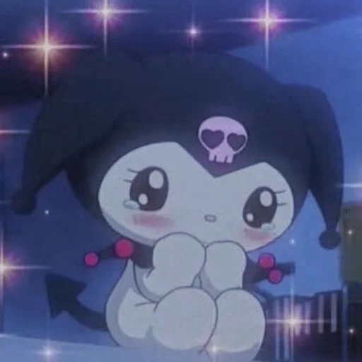 anime pin, anime cute, anime cute drawings, kuromi sanrio anime, who is mom kuromi 2 generation