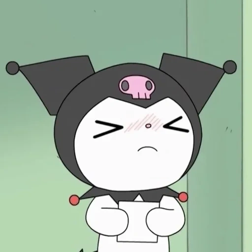 my melody, kuromi is angry, hello kitty, melody hello kitty, kitty kuromi cartoon