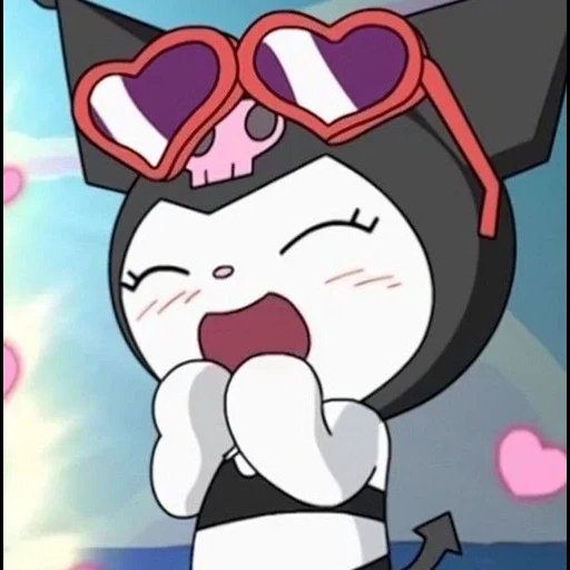 lily, kitty, kätzchen, die kuromi, cute anime