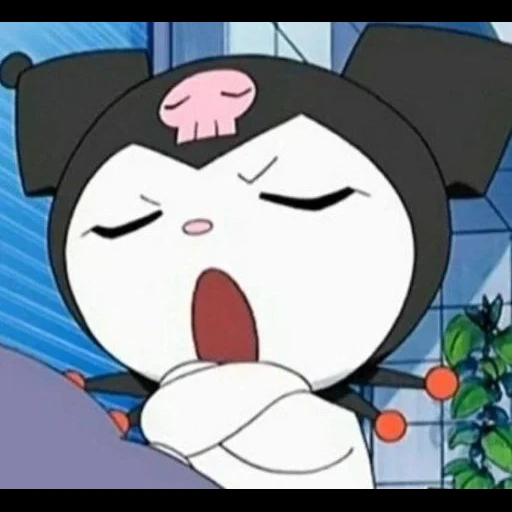 anime, anime, kuromi, anime mignon, dessin animé kitty kuromi