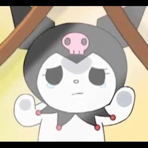 animación, anime, gente, creatividad de animación, kuromi hello kitty meme