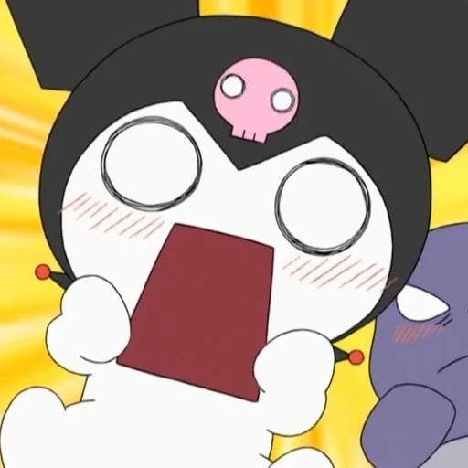 anime, épingle d'anime, héros d'anime, personnages d'anime, carton d'anime kitty hallow kuromi
